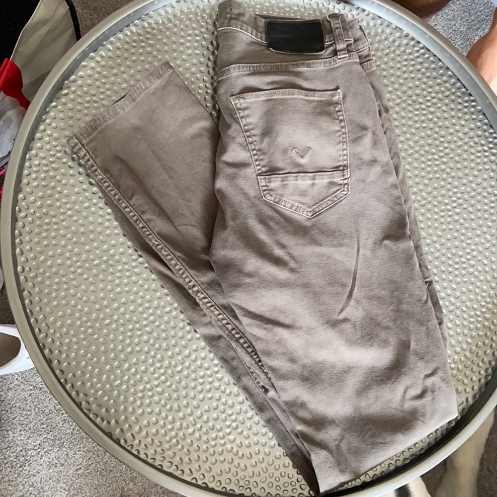Hudson Taupe/Grey Slim Straight Pants Size 30